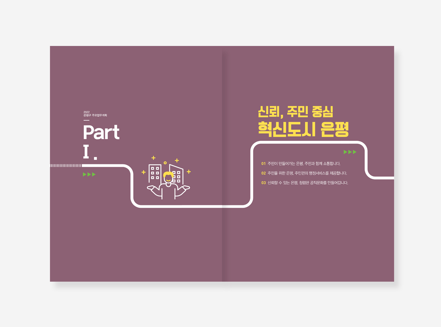 주요업무계획 동작구 도봉구 은평구